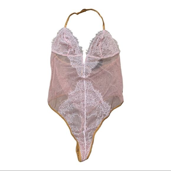 Victoria’s Secret lace lingerie with G string back and halter top size medium - Picture 1 of 8
